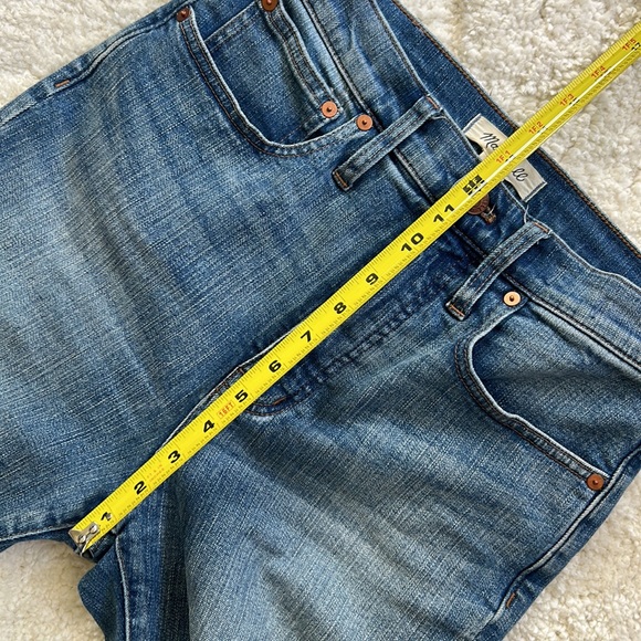 Madewell Skinny Flare Jeans High Rise Women Size 27 Medium Blue Stretch - Picture 4 of 9